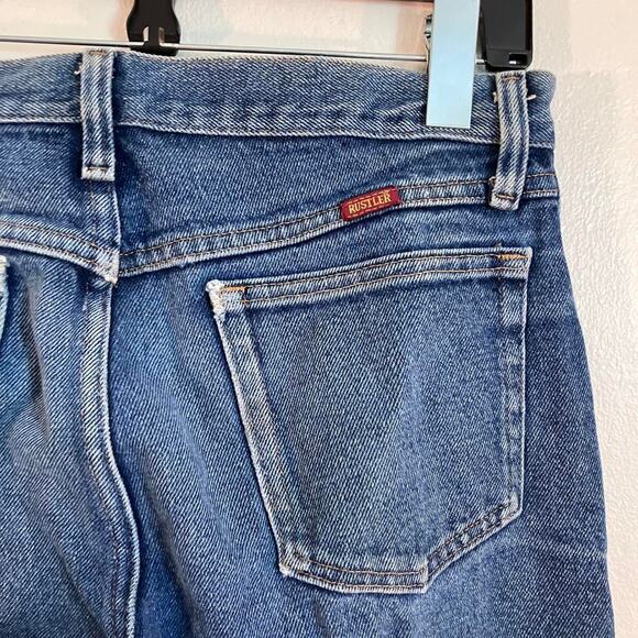 Vintage Y2K Rustler Faded Denim Blue Jeans Western Cowboy - Picture 4 of 7